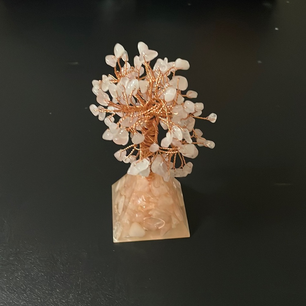 5 in tall x 2 in x 2 in, Rock Decor, Pink